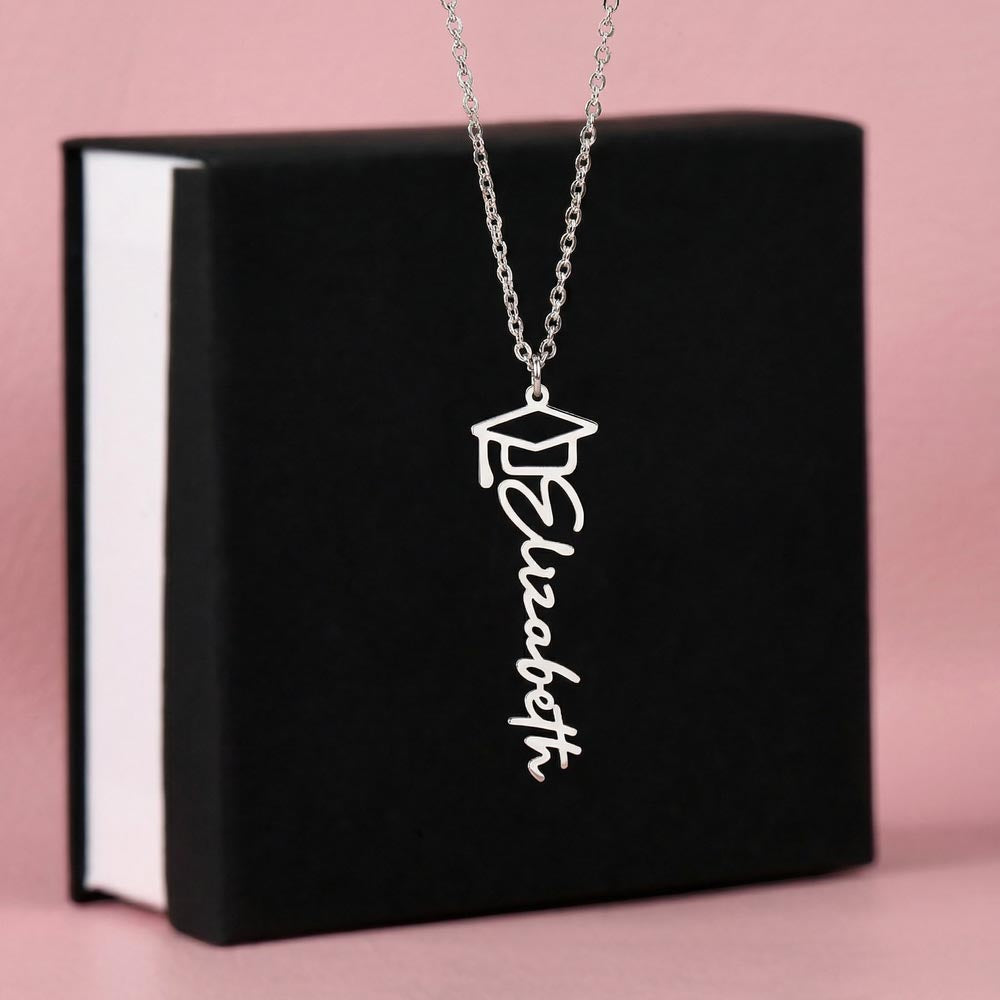 Graduation Cap Necklace